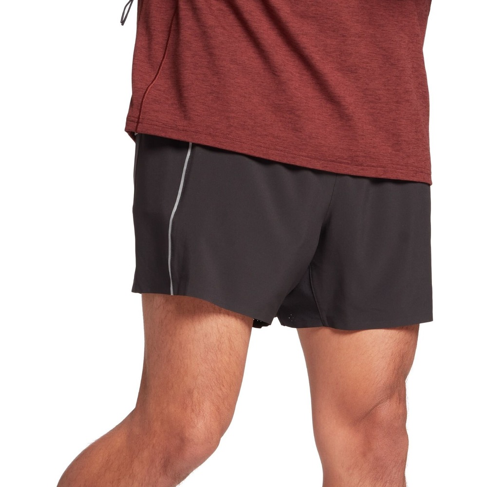 VRST Men's 5'' Run Shorts, XL, Black